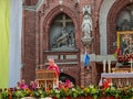 Piekary Slaskie, Poland, May 28, 2023: Pilgrimage of men and young men to Mary Piekarska