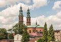 Piekary Slaskie in Upper Silesia Gorny Slask region of Poland. Neo-romanesque basilica of St Mary Royalty Free Stock Photo