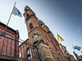 Piekary Slaskie in Upper Silesia (Gorny Slask) region of Poland. Neo-romanesque basilica of St Mary and St Bartholomew Royalty Free Stock Photo