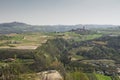 Piemonte vineyards and hills in spring, Italy