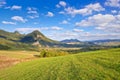 The Pieniny Mountains landscape, Carpathians. Royalty Free Stock Photo