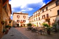 Pienza Piazzetta Royalty Free Stock Photo