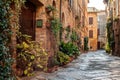 Pienza street view Royalty Free Stock Photo