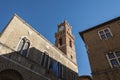 PIENZA, TUSCANY-ITALY, OCTOBER 30, 2017: The most beautiful square in the world UNESCO heritages in Pienza