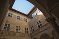 PIENZA - TUSCANY/ITALY, OCTOBER 30, 2016: Palazzo Piccolomini, one of the first examples of Renaissance architecture in Pienza