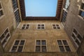 PIENZA - TUSCANY/ITALY, OCTOBER 30, 2016: Palazzo Piccolomini, one of the first examples of Renaissance architecture in Pienza