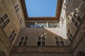 PIENZA - TUSCANY/ITALY, OCTOBER 30, 2016: Palazzo Piccolomini, one of the first examples of Renaissance architecture in Pienza