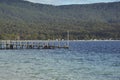 Pier at Adventure Bay, Bruny Island, Tasmania.