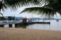 Pier in Angra dos Reis, Brazil Royalty Free Stock Photo