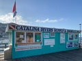 Pier of Avalon Bay in Santa Catalina Island, USA Royalty Free Stock Photo