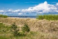 The pier in Bansin on the island Usedom Royalty Free Stock Photo