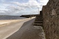 Pier and beach in Galway Bay Royalty Free Stock Photo