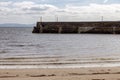 Pier and beach in Galway Bay Royalty Free Stock Photo