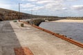 Pier and beach in Galway Bay Royalty Free Stock Photo