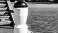 Pier bollard Royalty Free Stock Photo