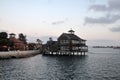 The Pier Cafe restaurant in Seaport Village Royalty Free Stock Photo