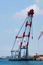 Pier Crane Royalty Free Stock Photo