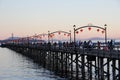 White Rock Pier Sunset View with Lanterns for Chinese Mid-autumn Festival