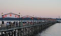 White Rock Pier Sunset View with Lanterns for Chinese Mid-autumn Festival