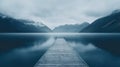 Serene Dock Leading To Ord Sound: A Beautiful And Calming Uhd Image