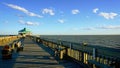 The pier at Folly Beach Royalty Free Stock Photo