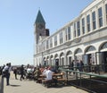 Pier A Food Court Outdoors NYC Tom Wurl Royalty Free Stock Photo