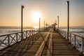 Pier at Huanchaco Beach - Trujillo, Peru Royalty Free Stock Photo