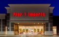 Pier 1 Imports Store Closing at Twighlight Royalty Free Stock Photo