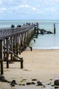 Pier on the island of Noirmoutier, France