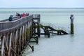 Pier on the island of Noirmoutier, France
