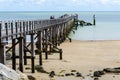 Pier on the island of Noirmoutier, France