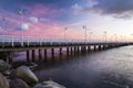Pier in Jurata Royalty Free Stock Photo