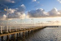 Pier in Jurata Royalty Free Stock Photo