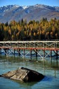 Pier on lake Royalty Free Stock Photo