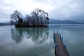 Pier at Lake Annecy, France