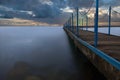 Pier at Lake Balaton in Siofok