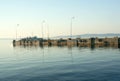 Pier on Lake Onega, Petrozavodsk, Karelia