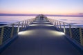 Pier at Lido di Camaiore Italy Royalty Free Stock Photo