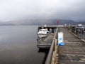 Pier at Luss village, Scotland, UK Royalty Free Stock Photo