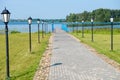 Pier at the main gate Royalty Free Stock Photo