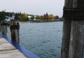 Pier at a marina in Mackinaw City, Michigan Royalty Free Stock Photo