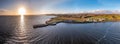 The pier in Mountcharles in County Donegal - Ireland. Royalty Free Stock Photo