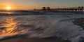 Pier Naples at sunset, Florida, USA Royalty Free Stock Photo