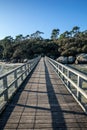 The pier on the Noirmoutier Island Royalty Free Stock Photo