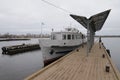 Pier in Ostashkov Royalty Free Stock Photo