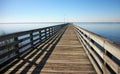 Pier over the St. Johns River Royalty Free Stock Photo