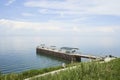 Pier in a large body of water