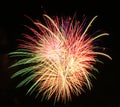 Panama City Beach Fourth of July, Fireworks Royalty Free Stock Photo