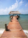 Pier, Placencia Belize Royalty Free Stock Photo
