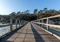 The pier on the Noirmoutier Island Royalty Free Stock Photo